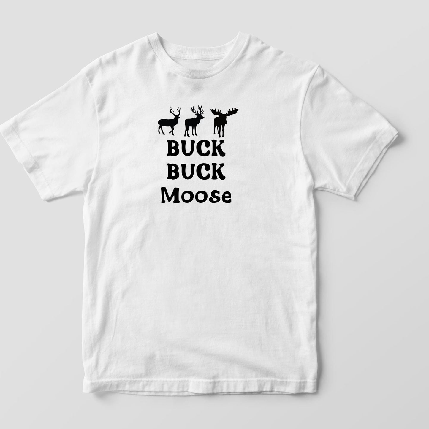 Buck Buck Moose cotton comical t-shirt